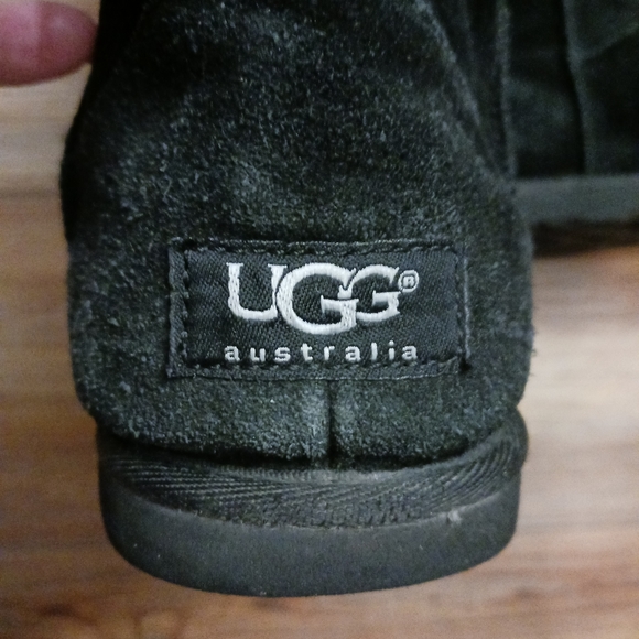 UGG Black Lo Pro Button Suede Boots - Picture 8 of 14